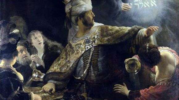 Opis obrazu Rembrandta Święto Belszaccara