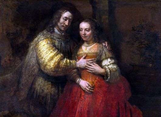 Opis obrazu Rembrandta Żydowska panna młoda