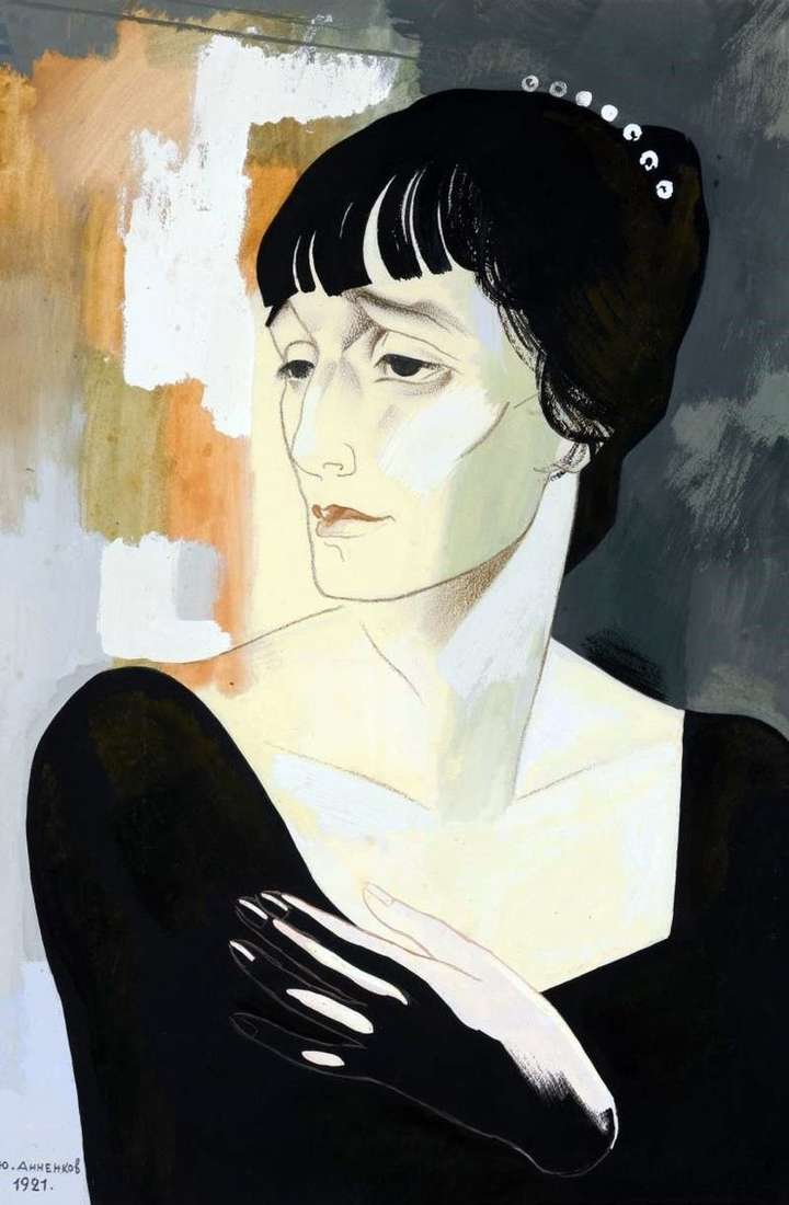 Opis obrazu Jurija Annenkowa Portret Achmatowej