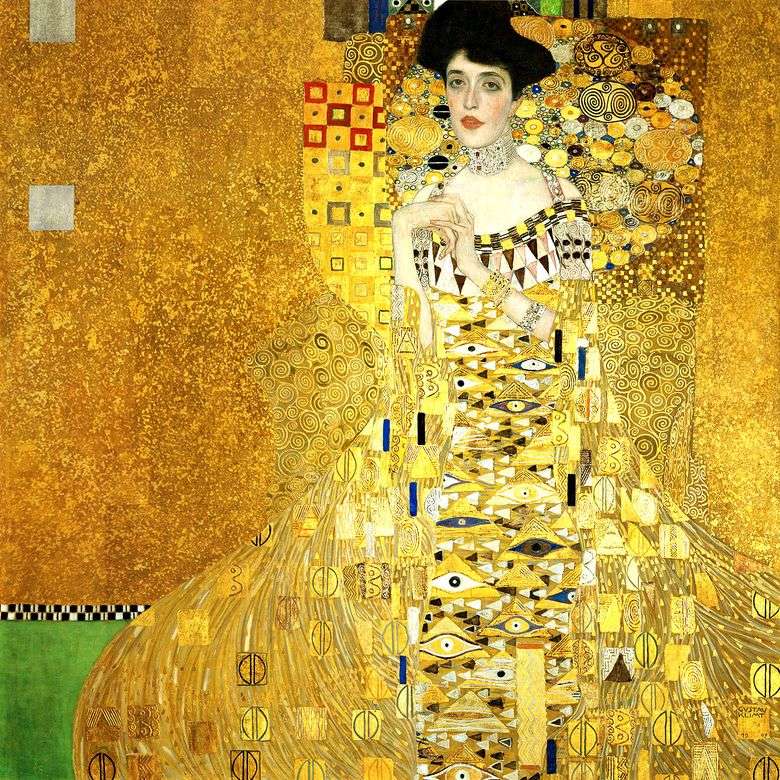 Opis obrazu Gustava Klimta Portret Adele Bloch Bauer I (Złota Adele)