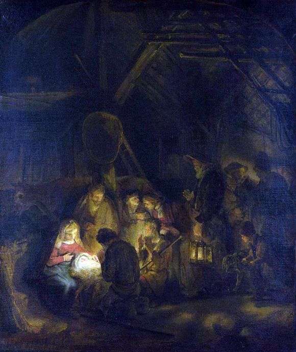 Opis obrazu Rembrandta Harmenszoona Van Rijna Pokłon Trzech Króli