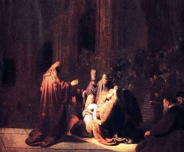Opis obrazu Rembrandta Harmenszoon van Rijna Bringing to the Temple