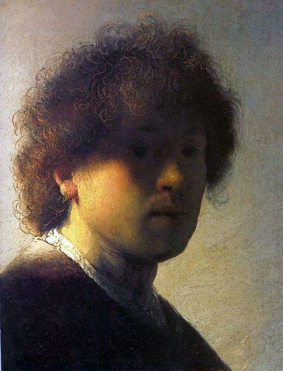 Opis obrazu Rembrandta Autoportret w młodości