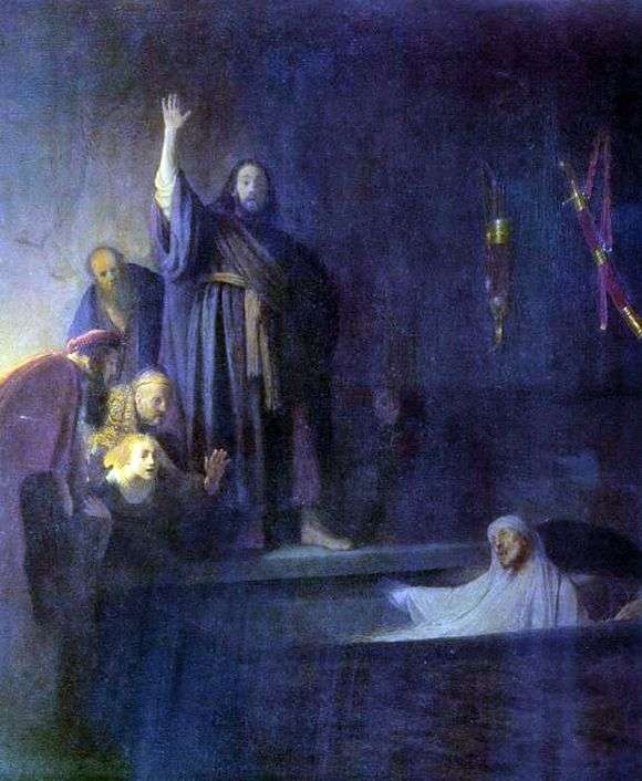 Opis obrazu Rembrandta Wskrzeszenie Łazarza