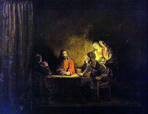 Opis obrazu Rembrandta Chrystus w Emaus