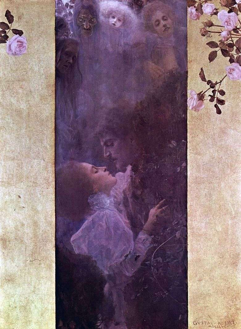 Opis obrazu Gustava Klimta Miłość