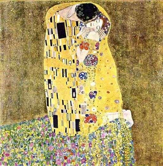 Opis obrazu Gustava Klimta Pocałunek