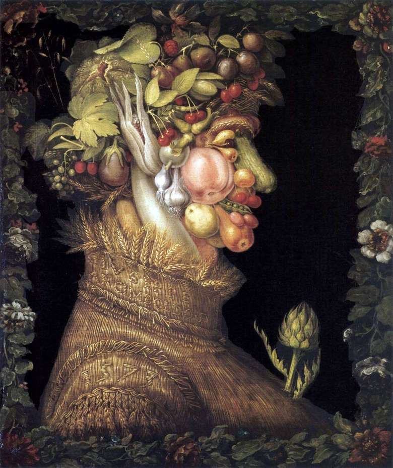 Opis obrazu Giuseppe Arcimboldo Lato