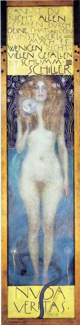 Opis obrazu Gustava Klimta Naga prawda