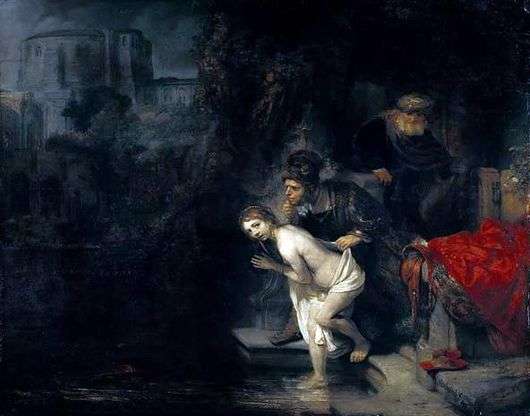 Opis obrazu Rembrandta Harmenszoon van Rhine Susanna and the Elders