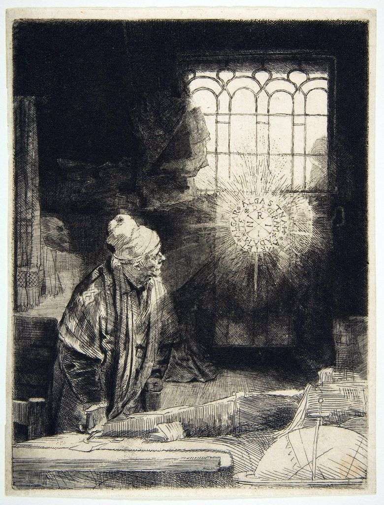 Opis obrazu Rembrandta Fausta