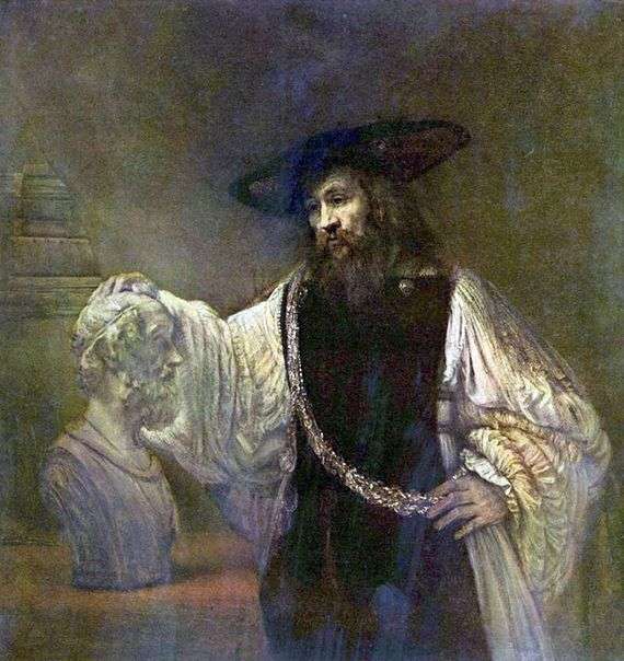 Opis obrazu Rembrandta Harmenszoona van Rijna Arystoteles