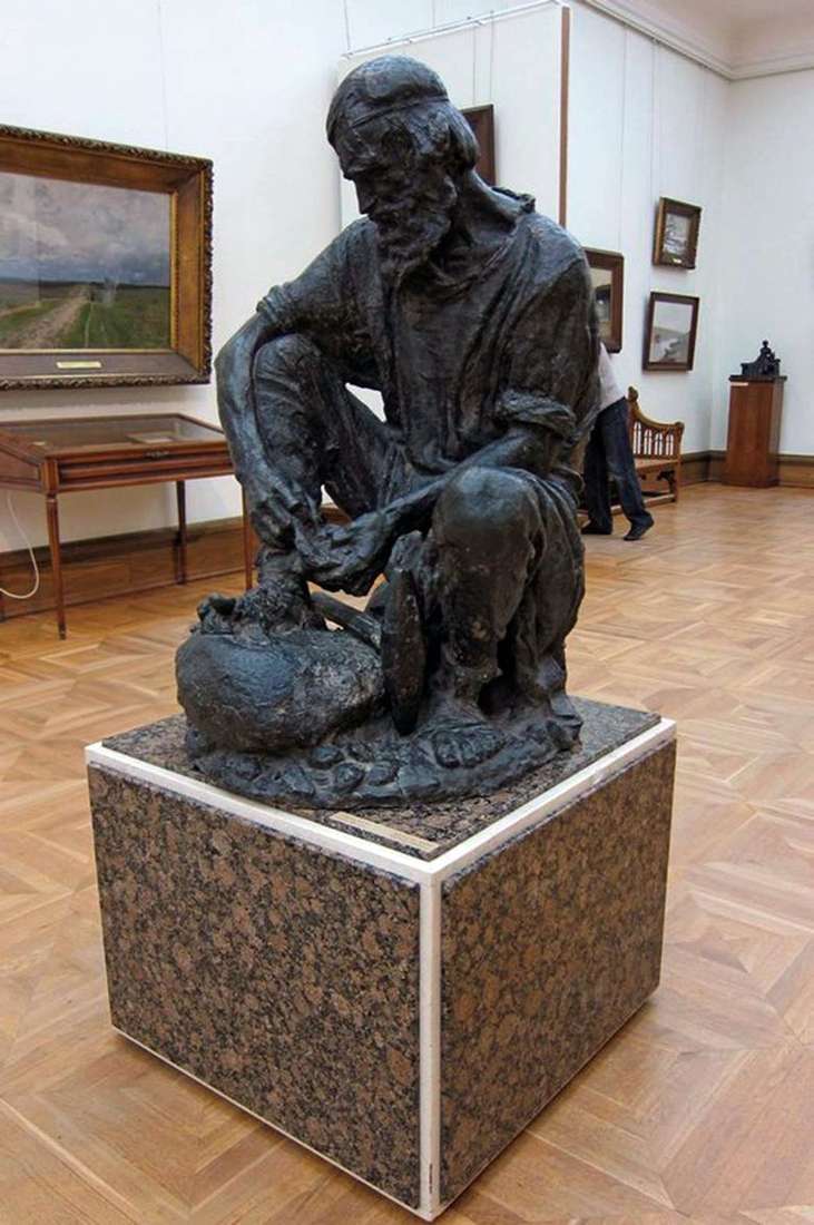 Opis rzeźby Kamienny wojownik Siergieja Konenkowa