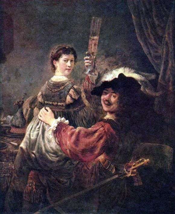 Opis obrazu Rembrandta Harmenszoon van Rijna Autoportret z Saskią