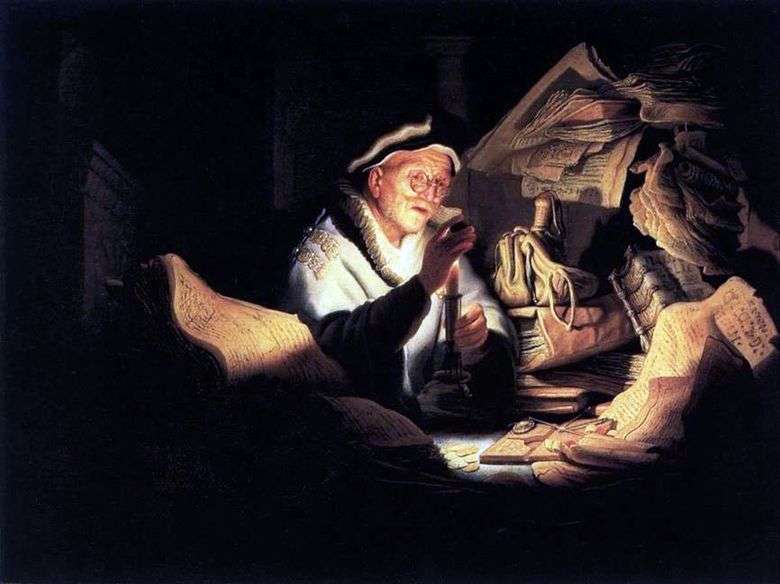 Opis obrazu Rembrandta Harmenszoon van Rijna Przypowieść o bogaczu