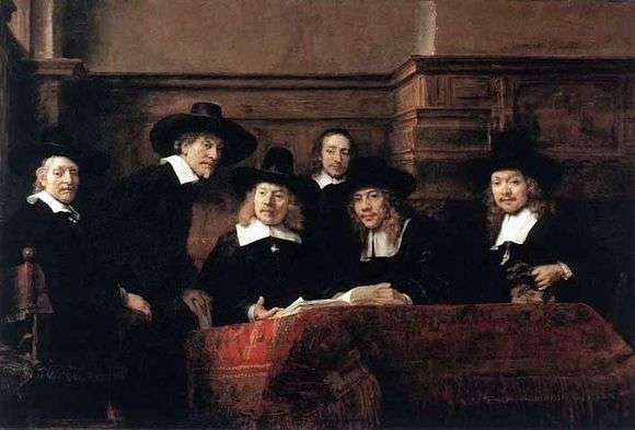 Opis obrazu Rembrandta Harmenszoon van Rijna Syndics