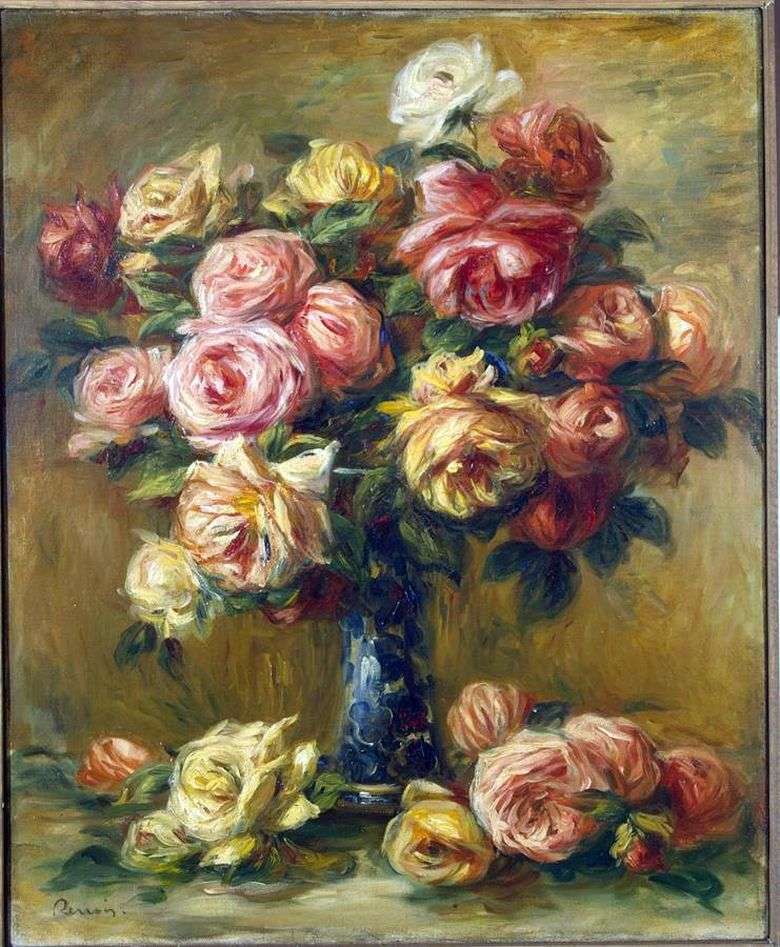 Opis obrazu Pierrea Augustea Renoira Kwiaty w wazonie