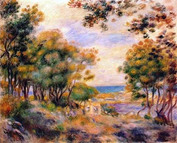 Opis obrazu Renoira Krajobraz w Beaulieu