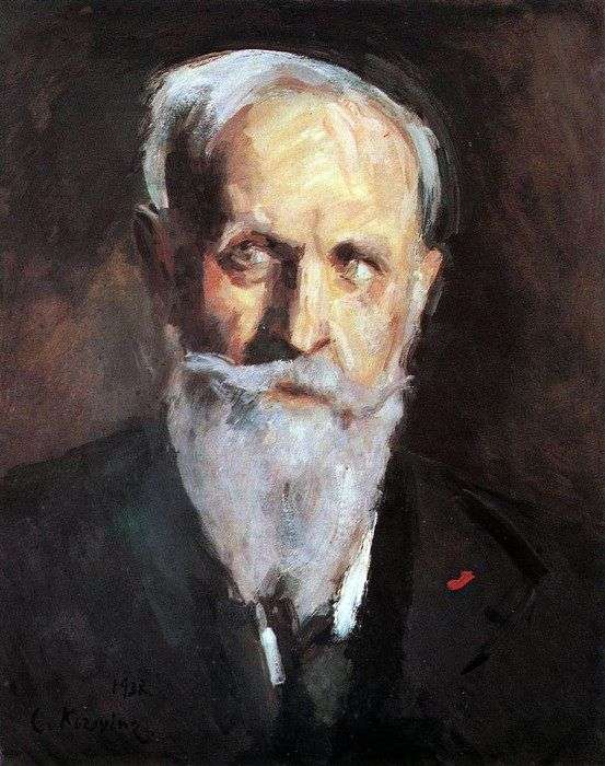 Opis obrazu Konstantina Korovina Autoportret