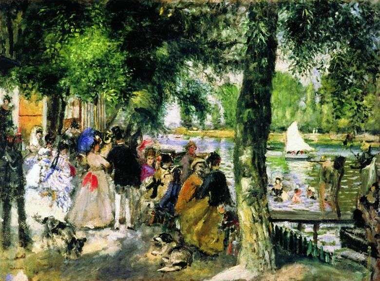 Opis obrazu Pierrea Augustea Renoira Kąpiel w Sekwanie