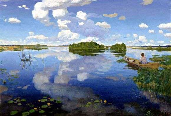 Opis obrazu Grigorija Bobrowskiego Jezioro