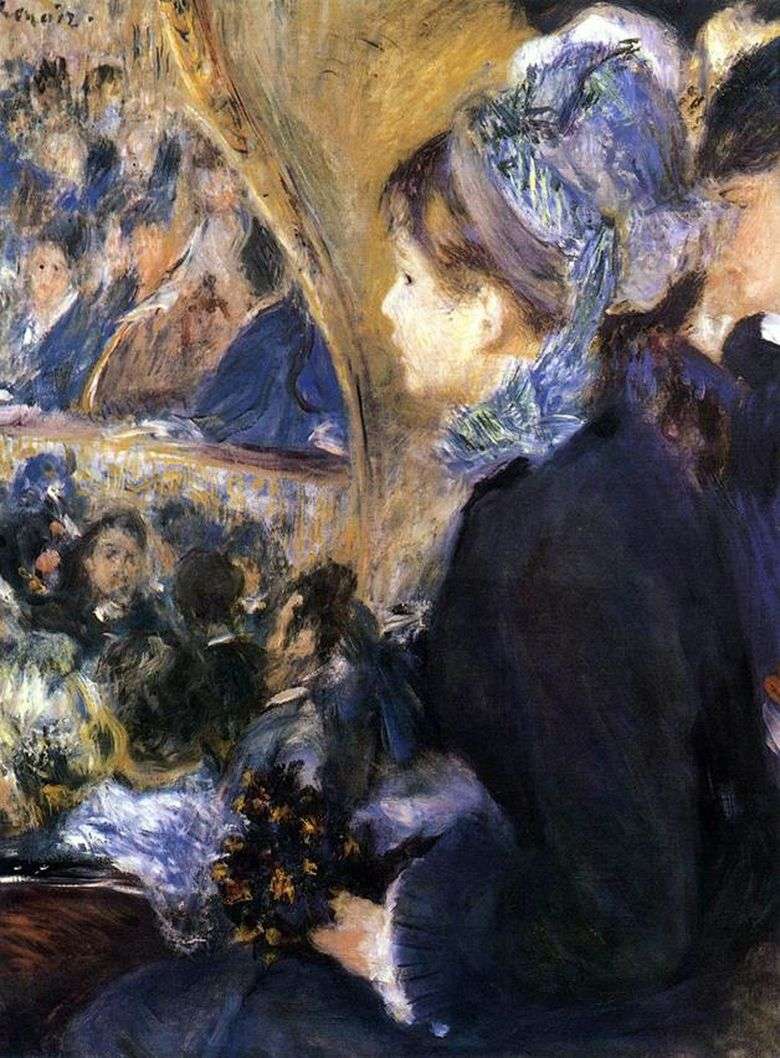 Opis obrazu Pierrea Augustea Renoira W teatrze