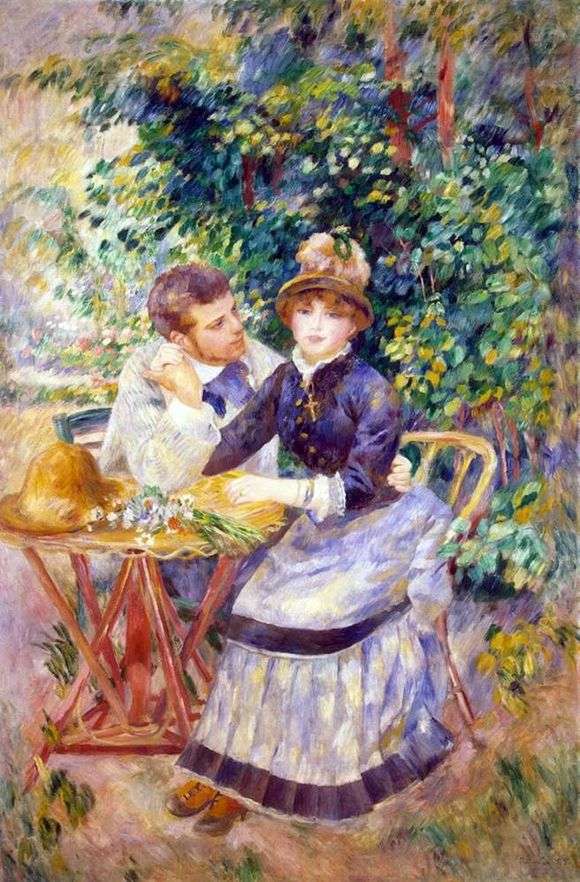 Opis obrazu Pierrea Augustea Renoira W ogrodzie