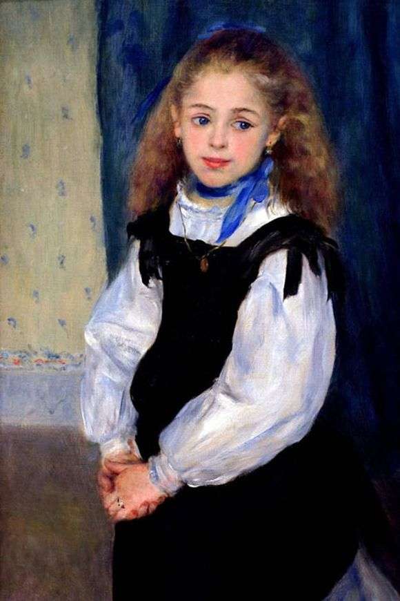 Opis obrazu Pierrea Augustea Renoira Mademoiselle Legrand
