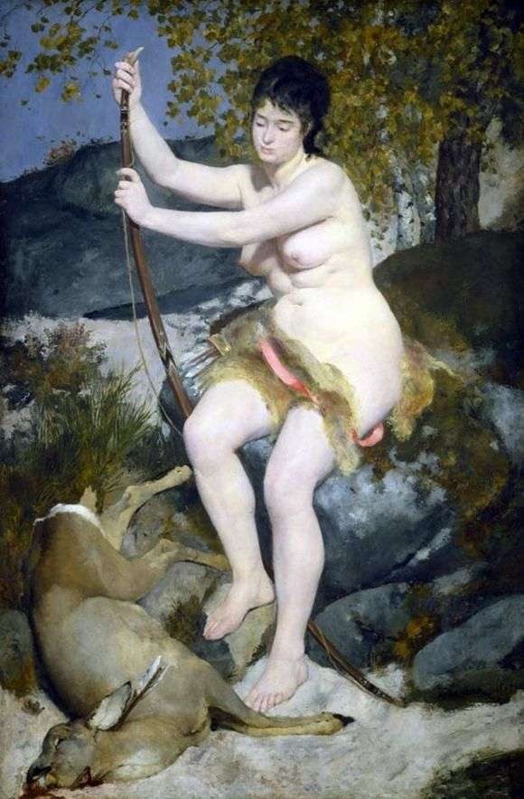 Opis obrazu Pierrea Augustea Renoira Diana the hunter