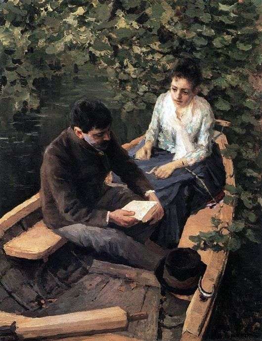 Opis obrazu Konstantina Korovina W łodzi