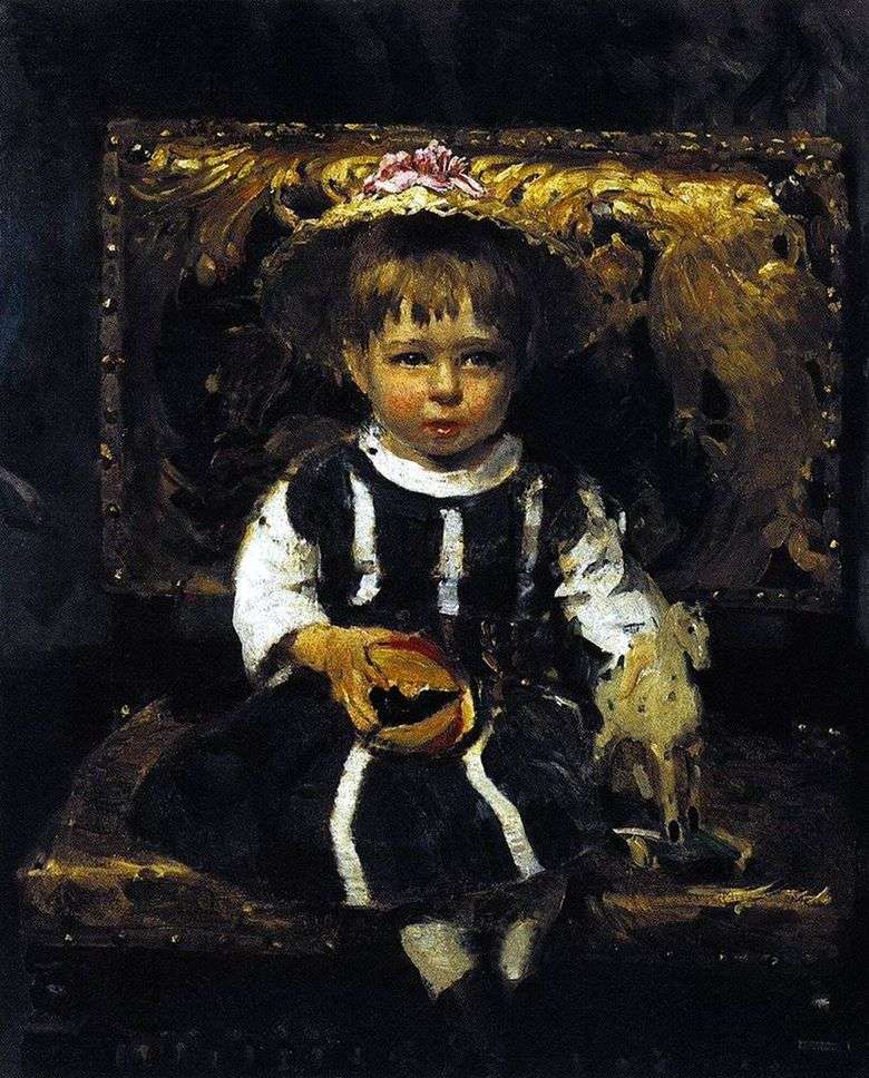 Opis obrazu Ilyi Repin Portret córki artysty V. I. Repina