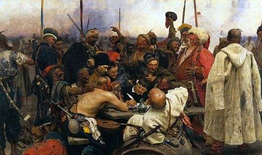 Opis obrazu Ilyi Repina Kozacy piszący list do sułtana tureckiego
