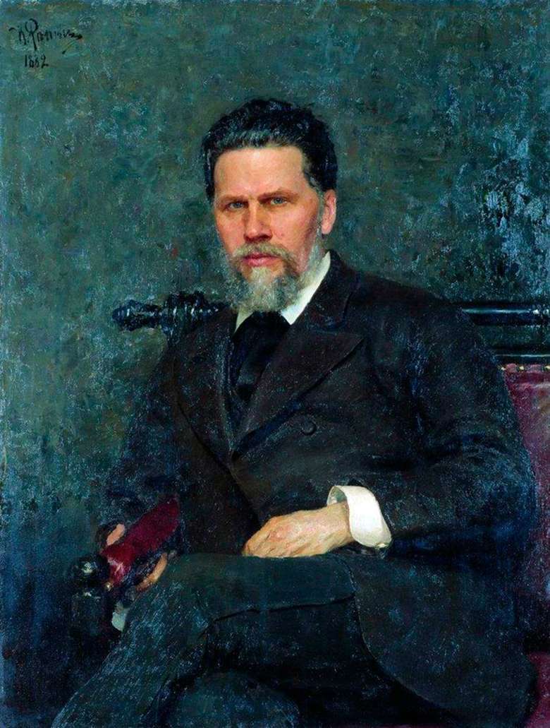 Opis obrazu Ilyi Repina Portret I. N. Kramskoya
