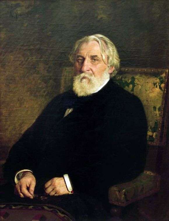Opis obrazu Ilja Repina Portret Turgieniewa