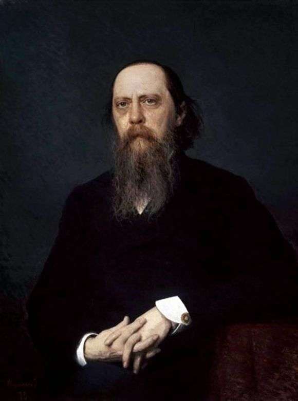 Opis obrazu Ivana Kramskoya Portret Michaiła Saltykowa Szczedrina