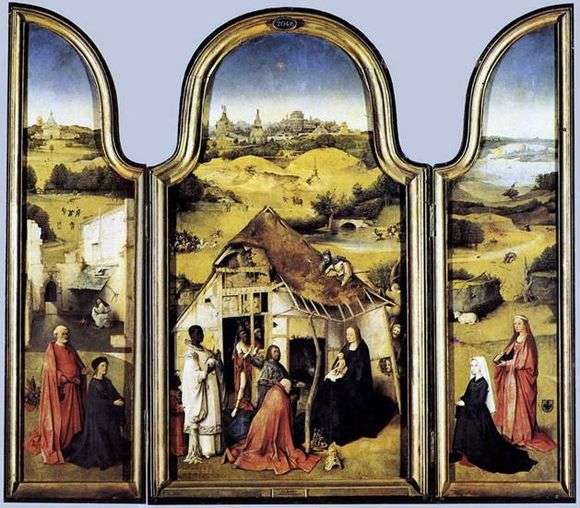 Opis obrazu Hieronima Boscha Pokłon Trzech Króli