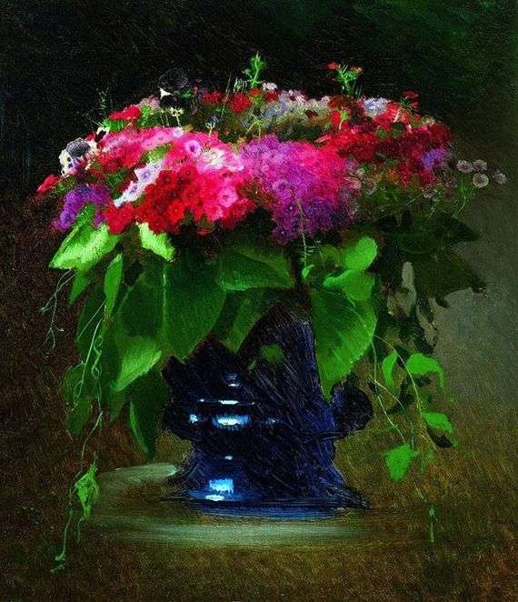Opis obrazu Ivana Kramskoya Bukiet kwiatów