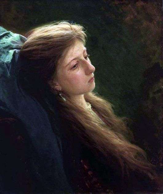 Opis obrazu Ivana Kramskoya Dziewczyna z luźnym warkoczem