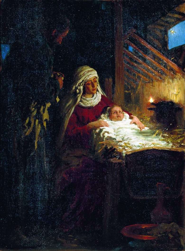 Opis obrazu Ilyi Repin Boże Narodzenie