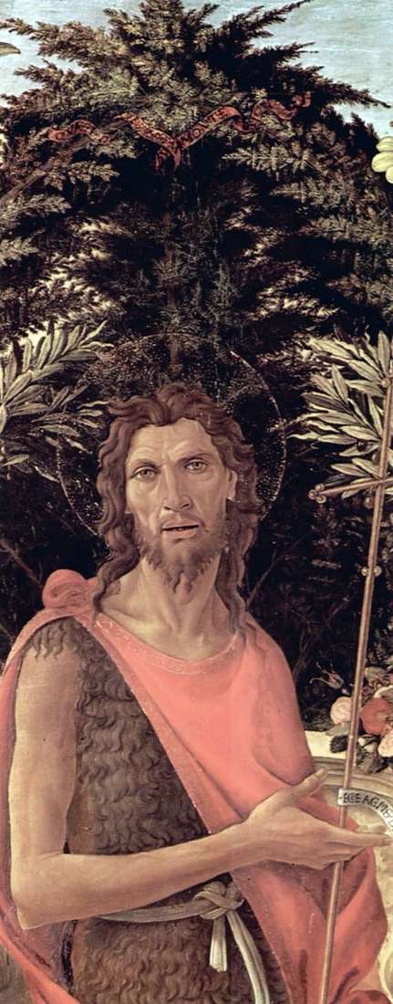 Opis obrazu Sandro Botticellego Jan Chrzciciel