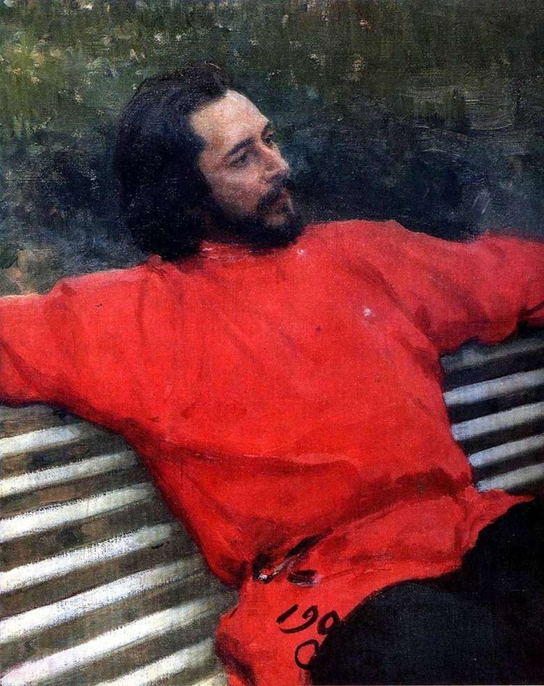 Opis obrazu Ilyi Repin Portrait of Andreev