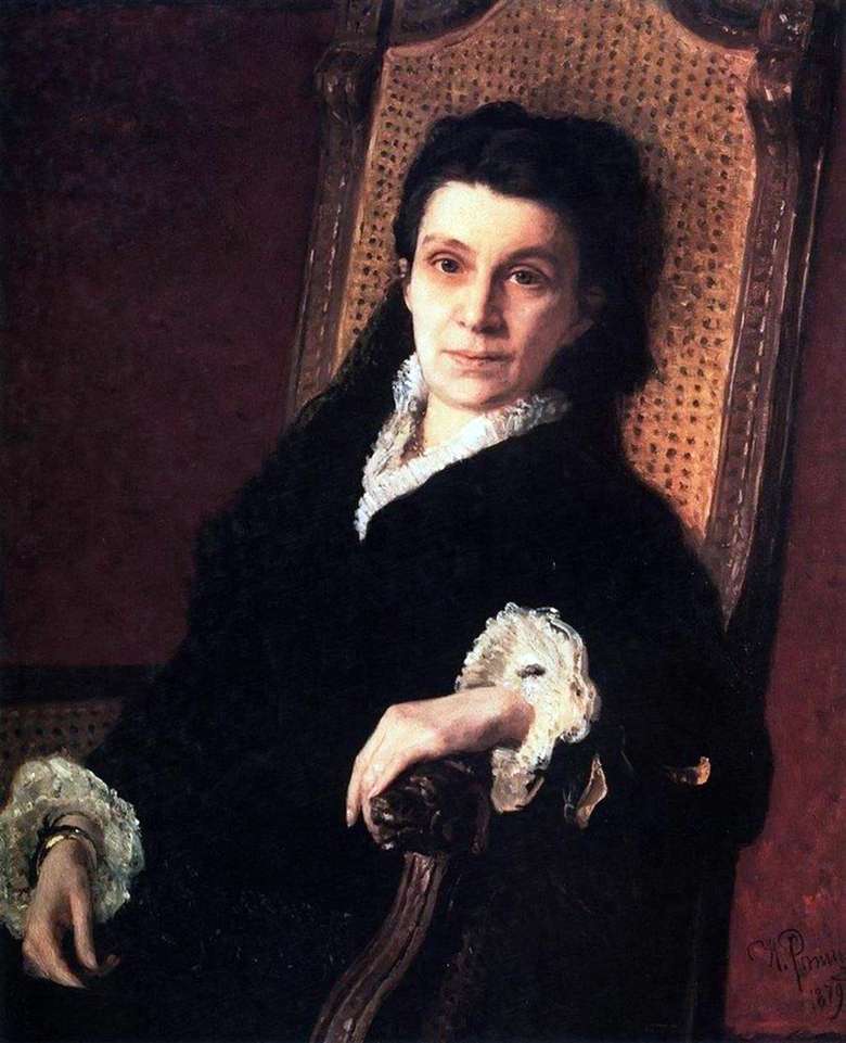 Opis obrazu Ilyi Repin Portret P. S. Stasowej
