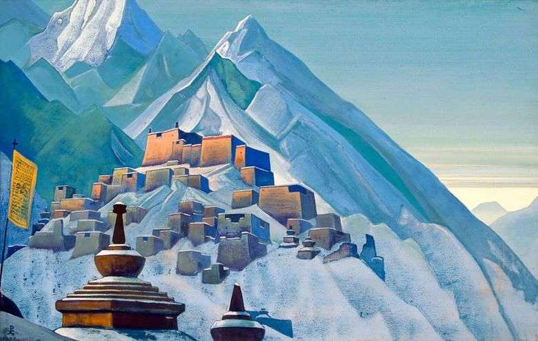 Opis obrazu Mikołaja Roericha Tybet. Himalaje