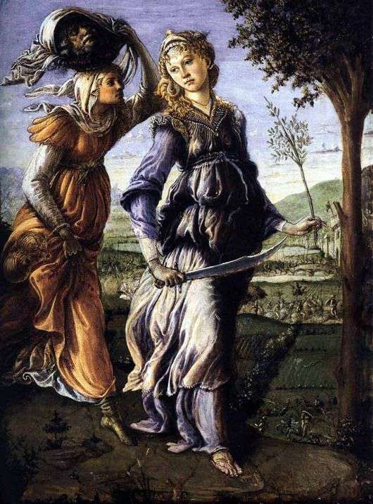 Opis obrazu Sandro Botticellego Powrót Judyty