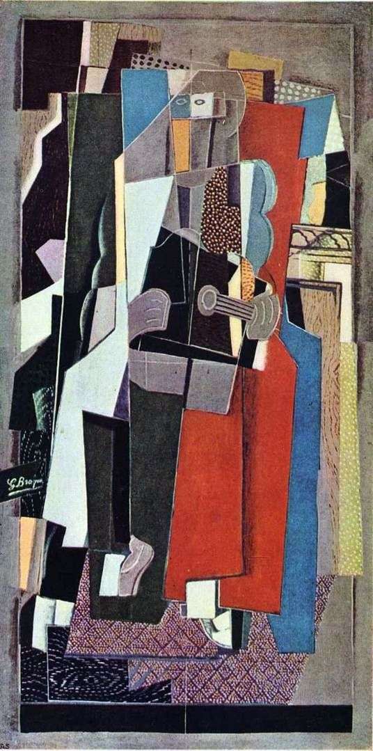 Opis obrazu Georgesa Braque Muzyk
