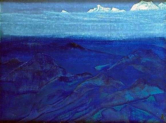 Opis obrazu Mikołaja Roericha Góry