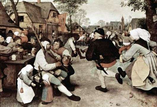 Opis obrazu Pietera Bruegla Taniec chłopski