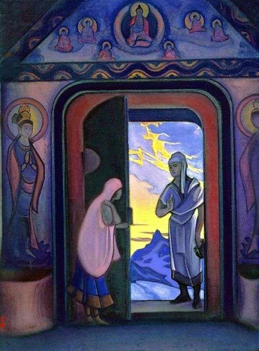 Opis obrazu Nicholasa Roericha Posłaniec