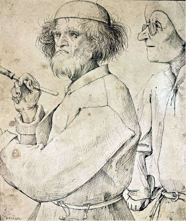 Opis obrazu Pietera Bruegla Starszego Artysta i koneser