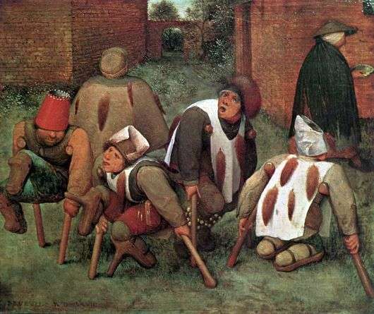 Opis obrazu Pietera Bruegla Kaleki